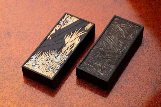 興福寺収蔵庫完成記念 喜寿園製 墨謹製 興福墨 興福寺 奈良墨 興福寺二諦坊古式墨 1.3丁型 - 書道用品、墨、墨液、紙、筆を卸